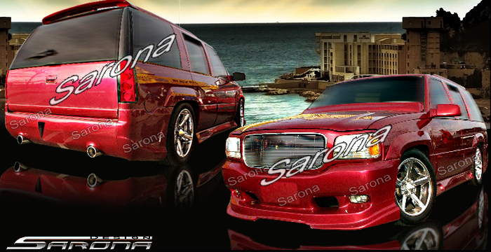 Custom Cadillac Escalade  SUV/SAV/Crossover Body Kit (1999 - 2001) - $1150.00 (Manufacturer Sarona, Part #CD-007-KT)